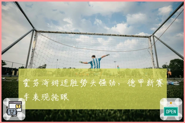 霍芬海姆连胜势头强劲，德甲新赛季表现抢眼